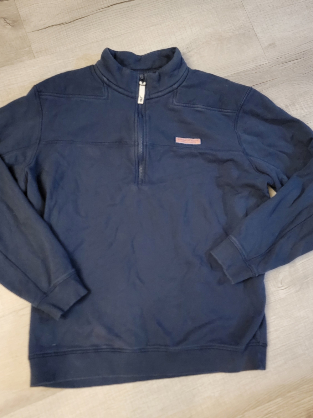 Vineyard Vines Navy Half-Zip Pullover Sweater
